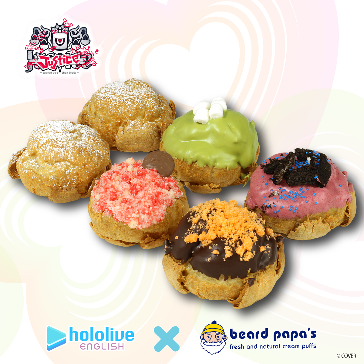 Beard Papa's Fresh Baked Japanese Cream Puffs